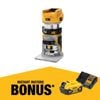 DeWALT 18V 6.35mm 1/4" XR Li-ion Cordless Brushless Laminate Trimmer Router DCW600N-XJ - Skin Only