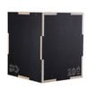 Vevor 3 in 1 Plyometric Jump Box Black for Wooden Plyo Platform & Jumping Agility Box