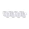 8pc Maxwell & Williams Blend Double Wall 250ml Glass Cup Set - Clear