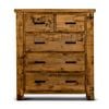 Camdenville Tallboy Chest Of Drawer Solid Pine Frame Oak