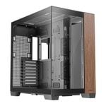 Antec C8 Wood E-ATX Tempered Glass Computer Case - Black [C8-Wood]