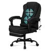 ALFORDSON Massage Office Chair Fabric Black