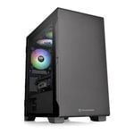 Thermaltake S100 Tempered Glass Micro-ATX Case - Black [CA-1Q9-00S1WN-00]