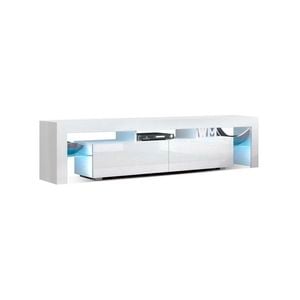 Artiss 189cm RGB LED TV Cabinet Entertainment Unit Gloss White