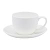 Ecology 275ml Canvas Teacup & Saucer Coffee Cup Tableware - White