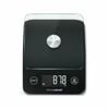 BodySense by Propert Glass Top Digital Kitchen Scale 5kg Black