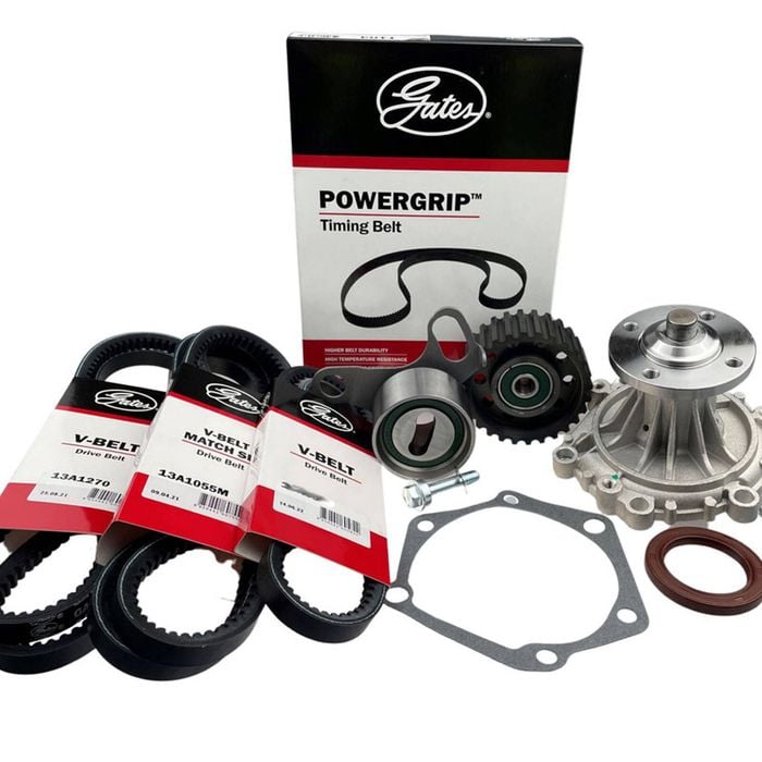Timing Belt Kit + Water Pump & Drive Belts for Toyota 4Runner LN130R, Toyota Hilux LN85R LN86R LN106R LN107R LN111R LN130R