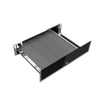 Teka 60cm Compact Warming Drawer With Black Glass And Stainless Steel Fascia