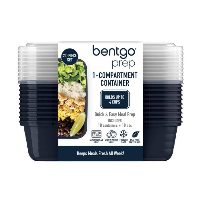 Bentgo Prep Set Of 10 1 Compartment Containers