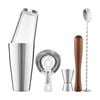 5pc Maxwell & Williams Cocktail & Co Boston Shaker/Muddler/Jigger Set