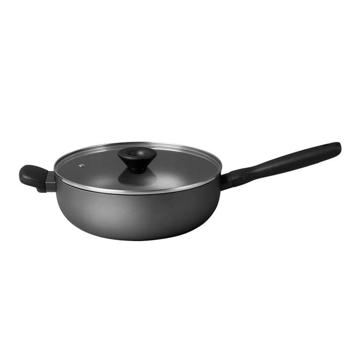 Meyer Bauhaus Series Nonstick Induction Chef's Pan With Glass Lid 26cm