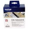 Brother Continuous Paper Rolls - 54mm x 30.84mm White Thermal Printing for Labeling