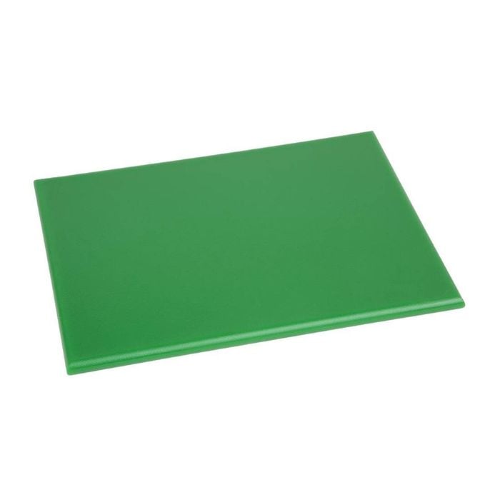 Hygiplas Chopping Board High Density Green 12x229x305mm Commercial Kitchen Food Prep