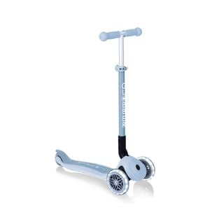 Globber PRIMO ECOLOGIC Foldable Scooter with Lights - Blueberry