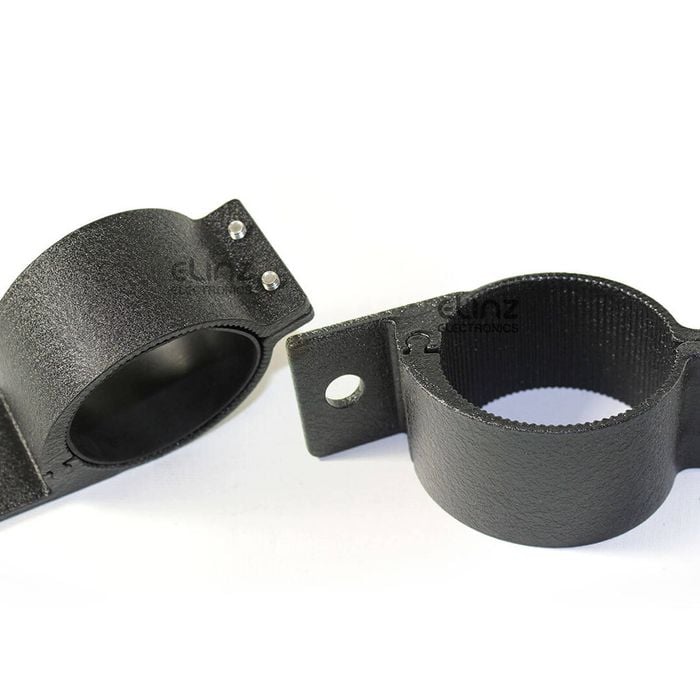 Elinz 2" 49-54mm PAIR Bullbar Mounting Bracket Clamp LED light bar Driving RIGID BLACK