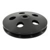 Black Aluminium GM Power Steering Pump Pulley Saginaw Keyway Style