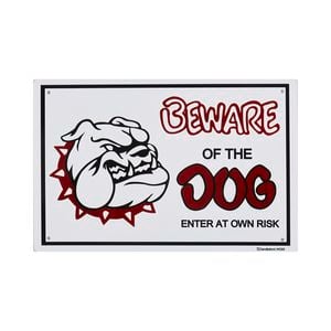 Sandleford 300 x 200mm Plastic Beware Of Dog Sign