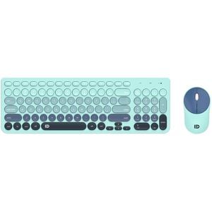 Wireless Keybaord Optical Mouse Combo Nano USB - Blue