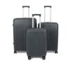 3pc Paklite Cross Wind Travel Luggage Spinner Wheels Suitcase Set Navy