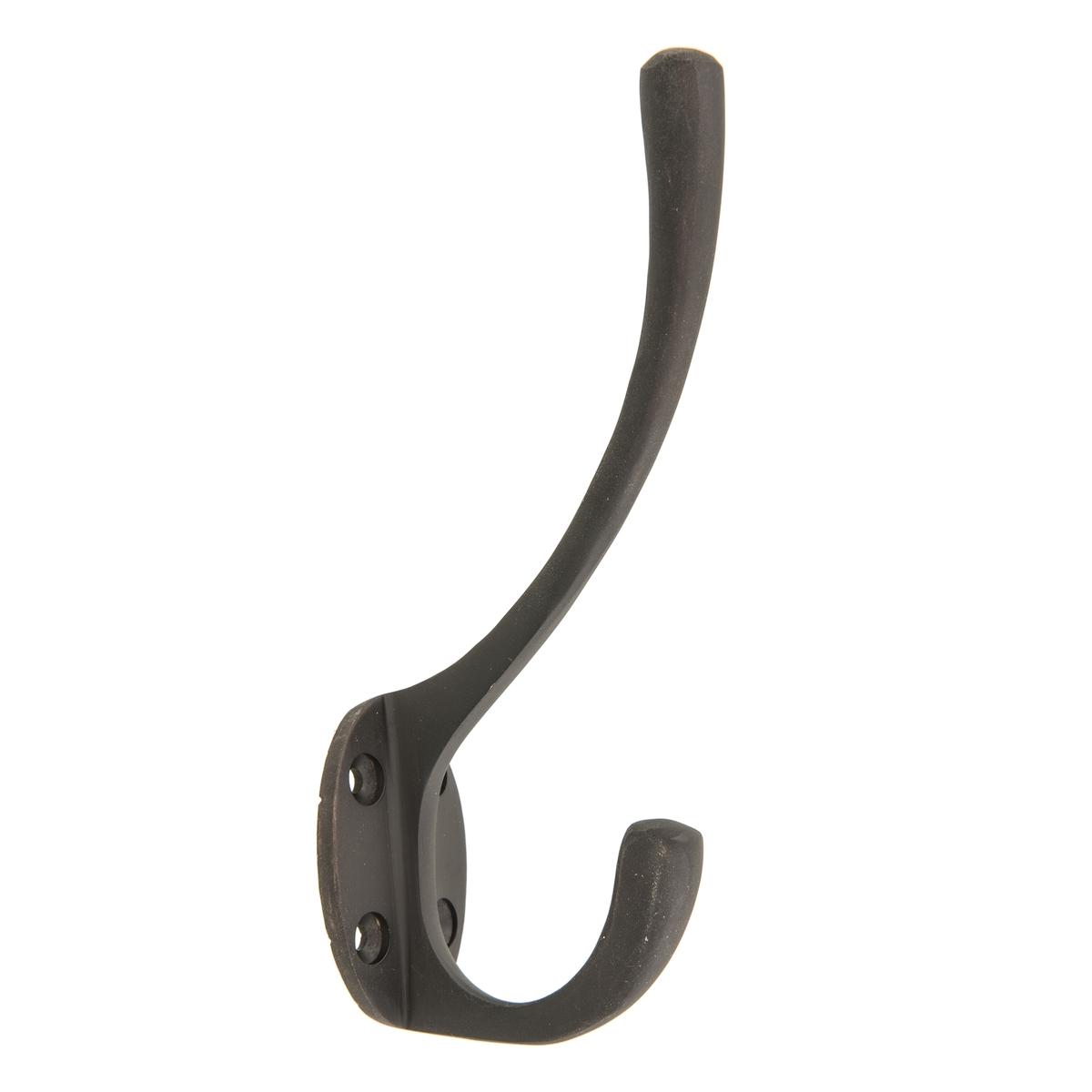 Zenith 135mm Matte Black Round Robe Hook - Bunnings Australia