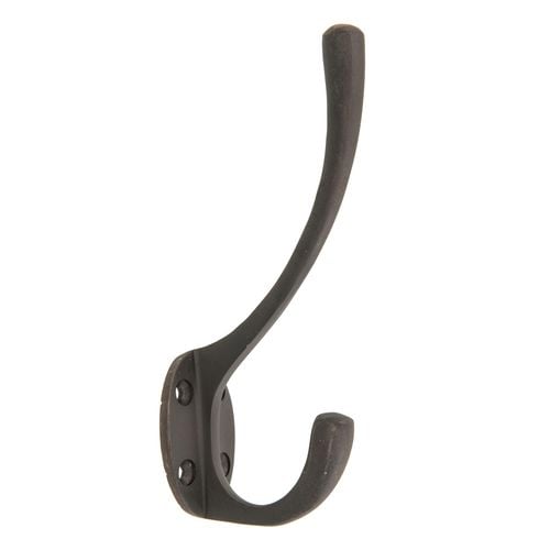 Zenith 135mm Matte Black Round Robe Hook Bunnings Australia