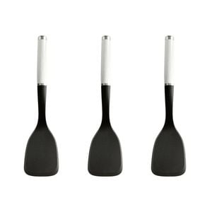 3PK KitchenAid Nylon Short Turner Utensil 30.5cm - White