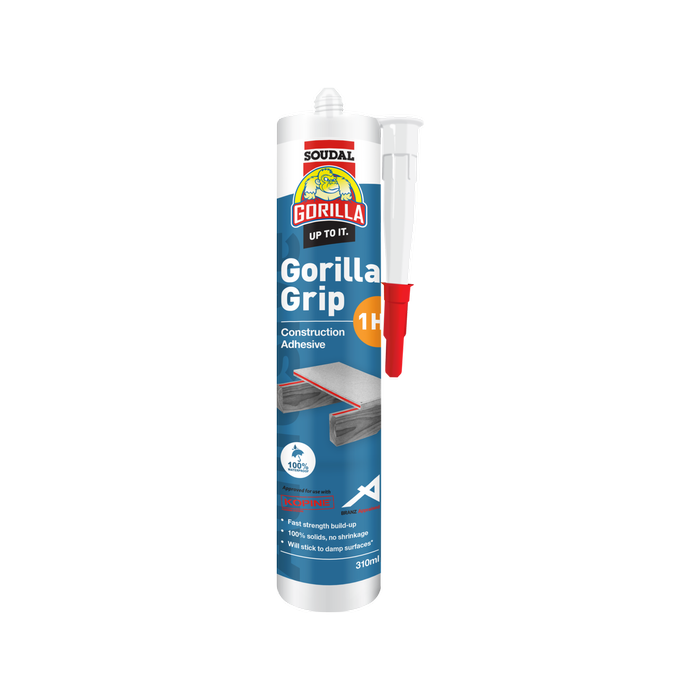 Gorilla Grip 310ml 1 Hour Cure Construction Adhesive