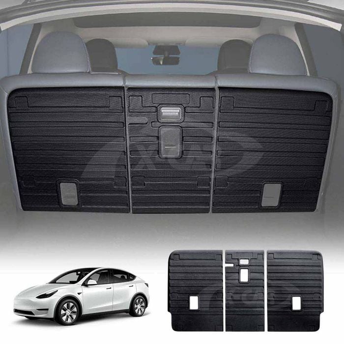 Back Seat Protector for Tesla Model Y 2022-2025 Heavy Duty Car Seats Kick Mats Cover