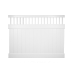 RapidFence 2185 x 1700mm White Hampton PVC Fence