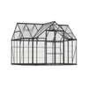 Maze Victory Orangery Greenhouse - Grey Frame