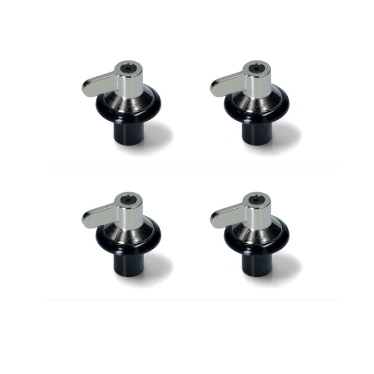 X4 Genuine Gas Cooktop Control Knobs Assembly - Stainless Steel ...