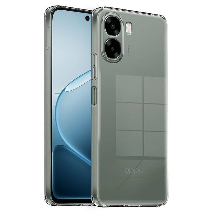 Mezon Oppo A6x 4g Slim Clear Tpu Gel Back Case Wireless Charging Compatible