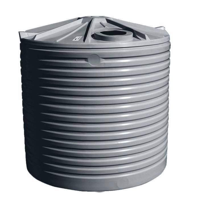 Clark Tanks 9092L Round Poly Water Tank - Slate Grey
