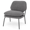 Costway Leisure Accent Chair Modern Metal Frame Lounge Chair