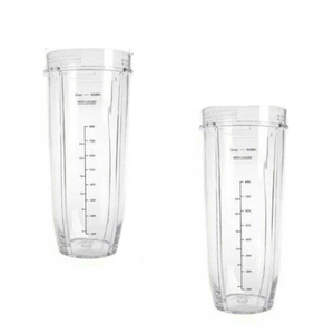 Provecta 2 Pack 32oz Replacement Cups for Nutri Ninja Auto iQ Bullet Blender