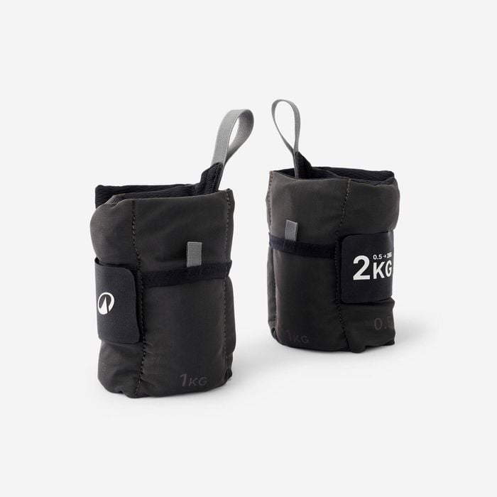 Decathlon - 0.5 To 2 Kg Adjustable Wrists And Ankle Weights - One Size