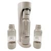 OmniFizz 0.5L Bundle - Drinkmate Sparkling Water & Soda Maker with 2 extra PET 0.5L Bottles (CO2 Cylinder not Included) White