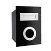 Sandleford Black Ned Kelly Fence Mounted Letterbox