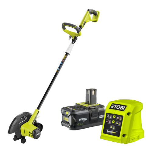 Ryobi One 18V 4.0Ah 220mm Cordless Edger Kit RED1850LI40