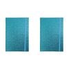 2x Lvd 21cm Notebook A5 Journal/diary Writing Stationery 80 Pages Glitter Sky