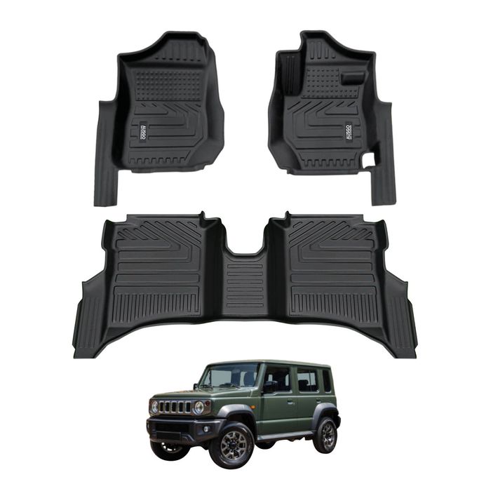 AUSGO Car Floor Mats for Suzuki Jimny XL Series 5-Door Auto Trans 2023-Onwards All-Weather Floor Liners