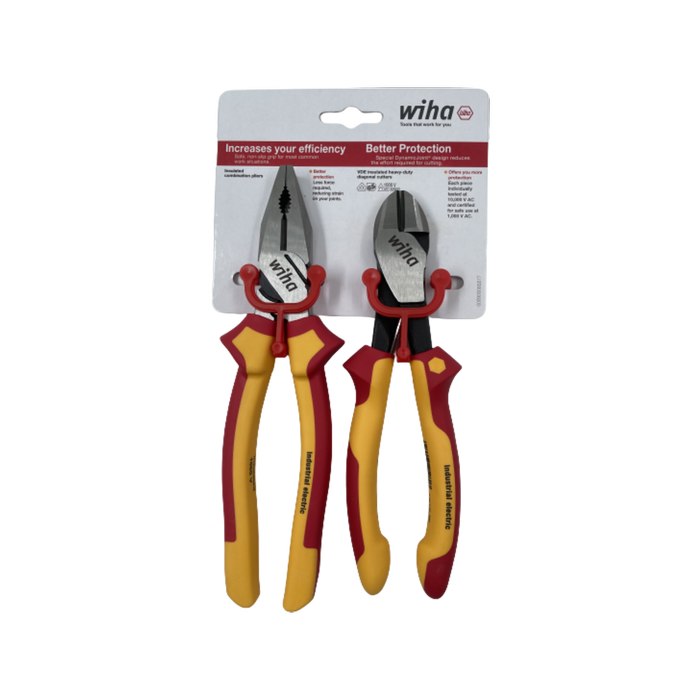 Wiha 2 Piece 1000V Rated Plier Set
