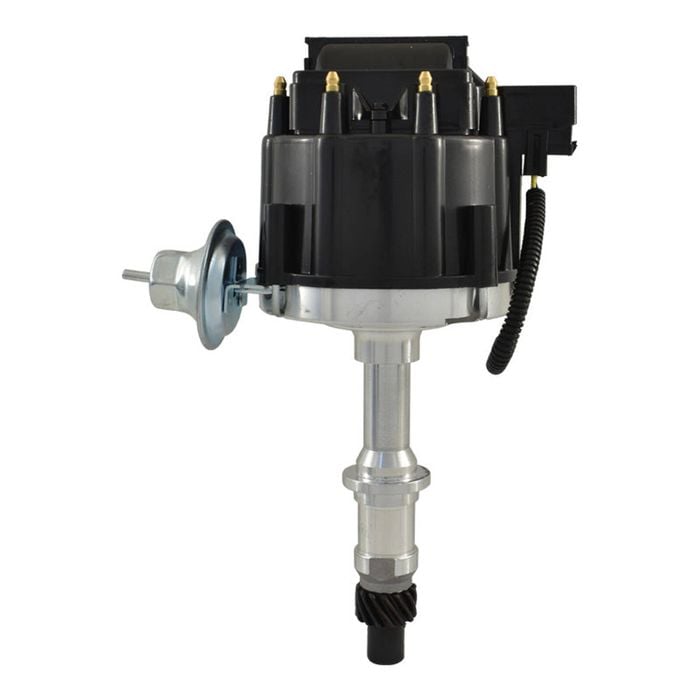 Hei Distributor, Pontiac V8 Small Block/big Block 326 350 400 455, 65k Volt Coil - Black Cap
