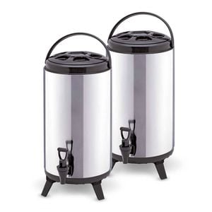SOGA 2X 14L Portable Insulated Barrel Brew Pot with Dispenser