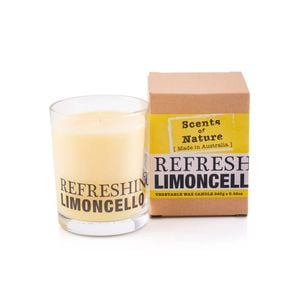 Scents Of Nature Refreshing Limoncello Soy Candle Scented 240g