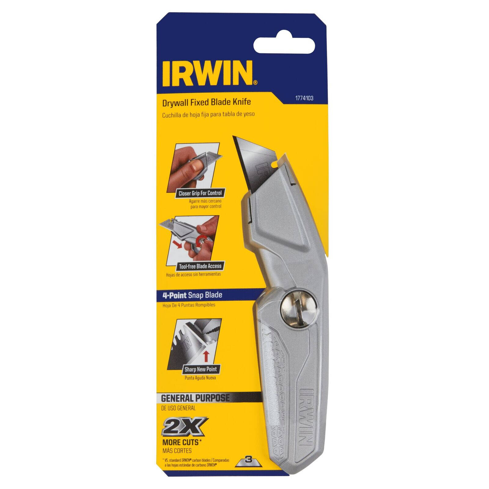 IRWIN Drywall Fixed Utility Knife