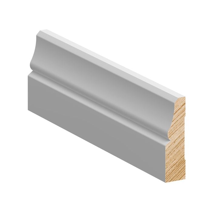 66 x 18mm 2.7m Primed FJ Pine Lambs Tongue Architrave & Skirting