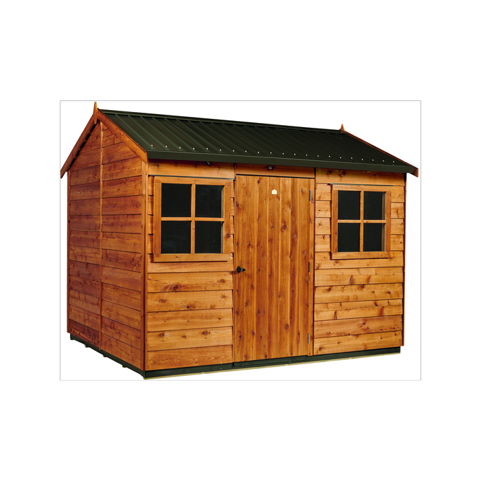 Cedar Shed 3.0 x 2.49m Montrose Steel Roof