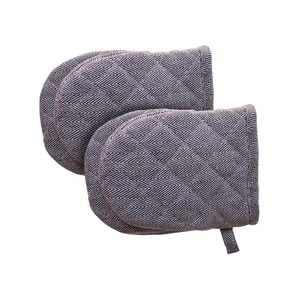 Herringbone Mini Gloves  - Set of 2 Black