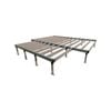 Quick Built 3.6 x 2.4m with 3.6 x 1.2m Deck Modular Steel Kit Floor
